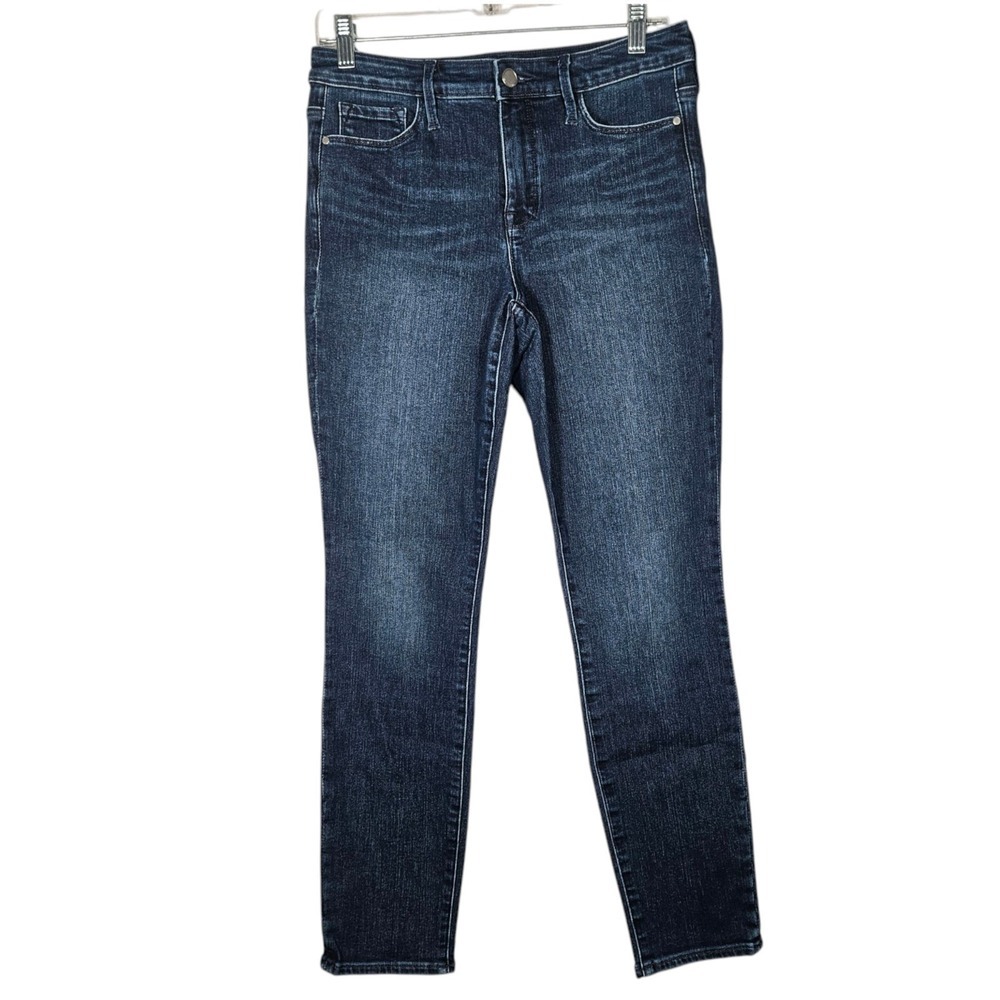 Athleta Jeans Women's 8 Sculptek Skinny Denim Mid Rise‎ Dark Wash Stretch Casual